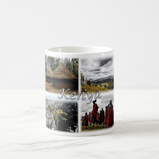 Caneca De Café Quênia - Mosaico - (Centro)