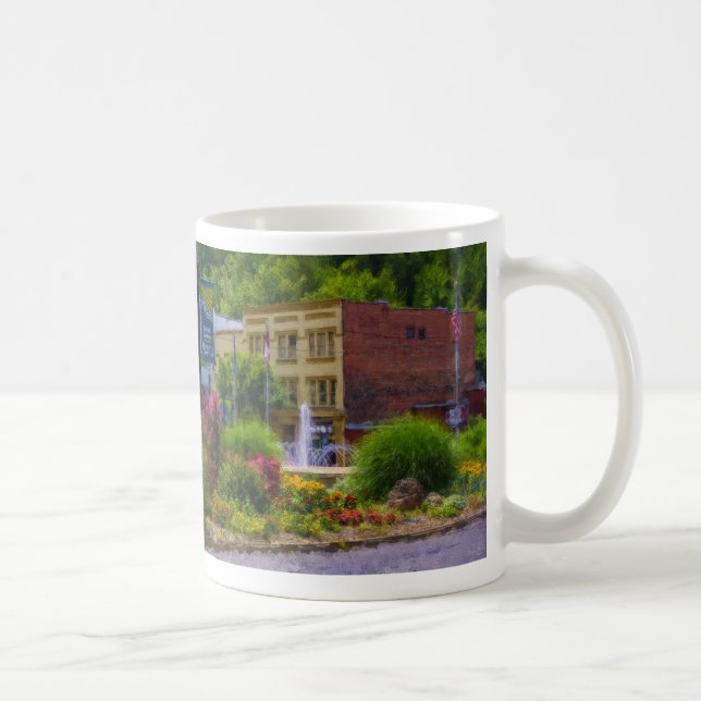 Caneca De Café Quente-Primavera Roundabout Painterly Coffee Mug (Direita)
