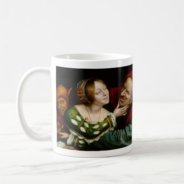 Caneca De Café Quentin Matsys - Amantes Correspondentes (Esquerda)