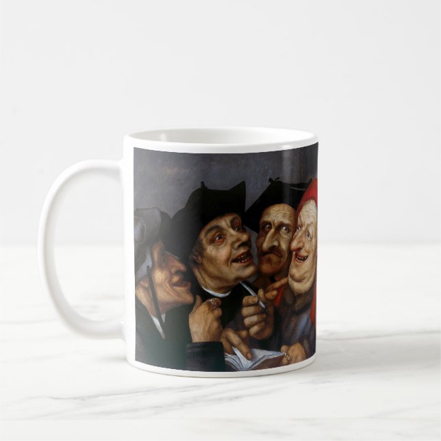 Caneca De Café Quentin Matsys - O Contrato de Compra (Esquerda)