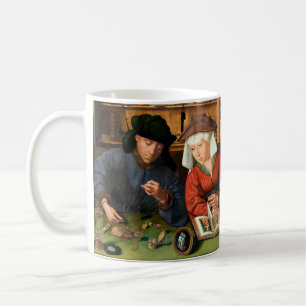 Caneca De Café Quentin Matsys - O Moneylender e sua esposa