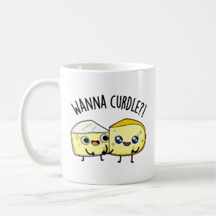 Caneca De Café Quer Coagular Piadas de Queijo Engraçadas 
