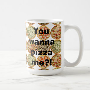 Caneca De Café "Quer me fazer pizza?!"