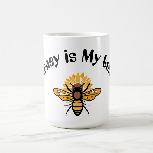 Caneca De Café Querida é minha Dourada (Centro)