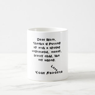 Caneca De Café Querida Mãe Mug