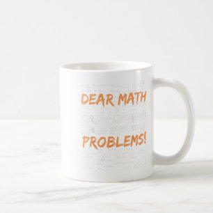 Caneca De Café Querida Matemática Cresce E Resolve Seus Próprios 