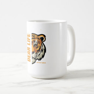 Caneca De Café Querida Vida - Eu Não Sou Uma Lata De Café Inspira