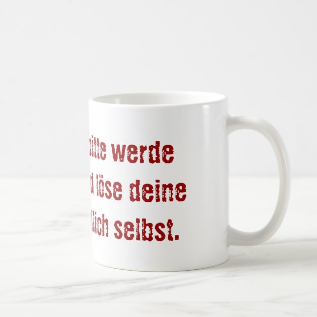 Caneca De Café "Querido chefe, por favor amadureça..." (Direita)