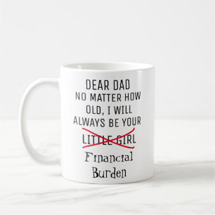 Caneca De Café Querido Papai Caneca, Presente do Dia dos Pais, Do