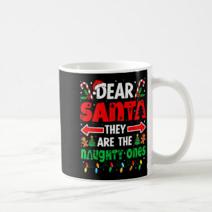 Caneca De Café Querido Papai Noel Eles São Travessos Homens Engra