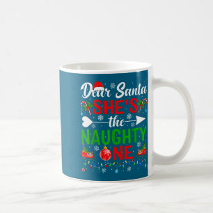 Caneca De Café Querido papai noel o travesso casais natal