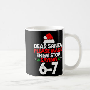 Caneca De Café Querido Papai Noel Por Favor Faça Eles 67 Natal Di