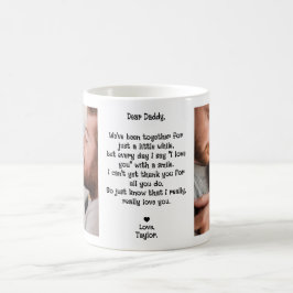 Caneca De Café Querido Papai Poema Fofo 2-Foto