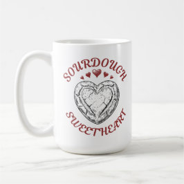 Caneca De Café Querido Sourdough – Presente Engraçado do Dia dos 