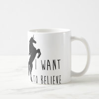 Quero Acreditar Em Unicorn Mug