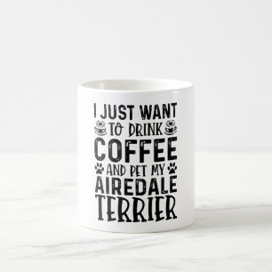 Caneca De Café Quero Pet My Airedale Terrier
