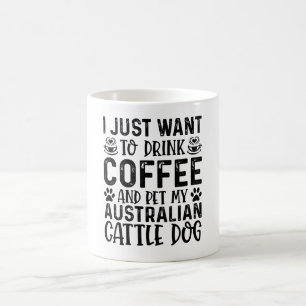 Caneca De Café Quero Pet My Australiano Cattle Dog