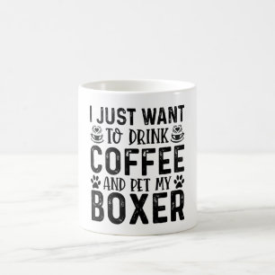 Caneca De Café Quero Pet My Boxer