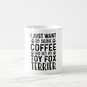 Caneca De Café Quero Pet My Toy Fox Terrier