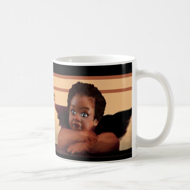 Caneca De Café Querubins angélicos de Nubian (Direita)
