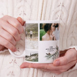 Caneca De Café Quic elegante multifobotânico mínimo moderno<br><div class="desc">Design de bandeja de Natal moderno,  simples e personalizada,  com várias 9 fotos de Natal. Design simples,  elegante e elegante. Ideal para mãe,  pai,  irmã,  irmão,  marido,  esposa,  tia,  tio,  avó,  avô,  aniversário de avô,  natal,  aniversário de natal,  aniversário,  dia de as mães,  dia de os pais.</div>