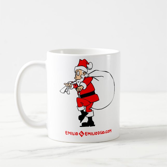 Caneca De Café quiet santa (Esquerda)