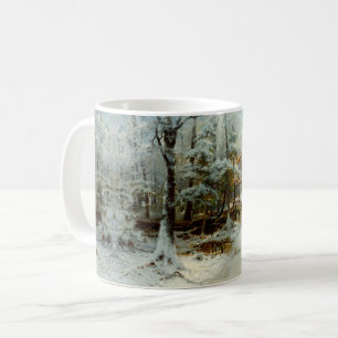 Caneca De Café Quieta noite de inverno por William Bliss Baker