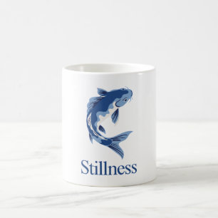 Caneca De Café Quietude – Koi Japonês Símbolo de Calma Interior