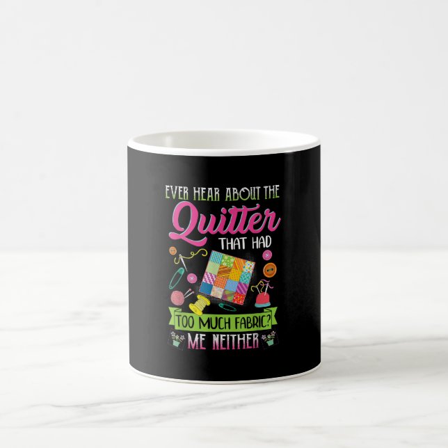 Caneca De Café Quilting Womens Cita Sobre Quilter (Centro)