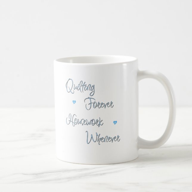 Caneca De Café Quiltingforever (Direita)