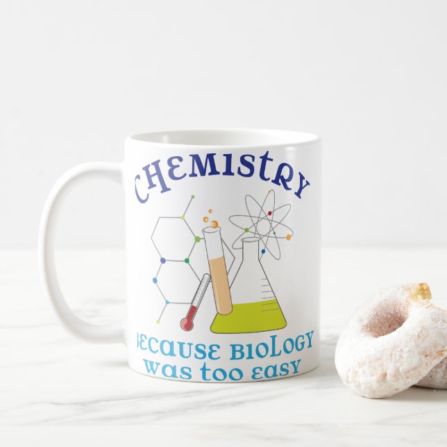 Caneca De Café Química (Com Donut)