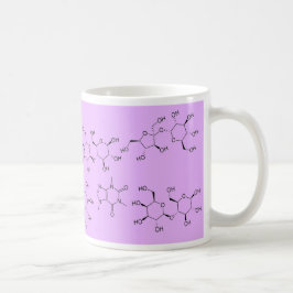 Caneca De Café química do chá e do café no roxo