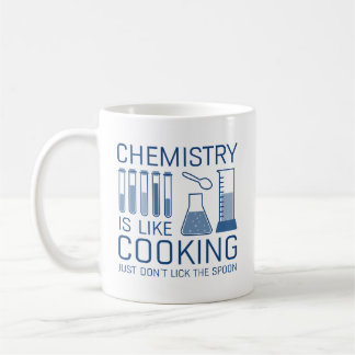 Caneca De Café Química é como Cozinhar