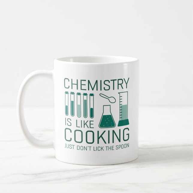 Caneca De Café Química é como Cozinhar (Esquerda)