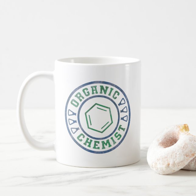 Caneca De Café Químico orgânico (Com Donut)