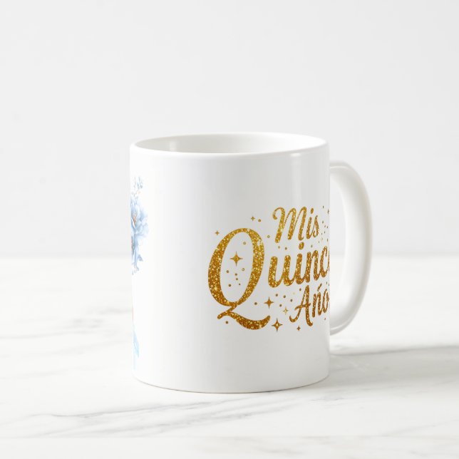 Caneca De Café Quinceañera (Frente Esquerda)