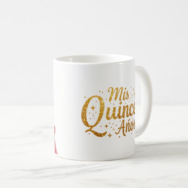 Caneca De Café Quinceañera (Frente Esquerda)