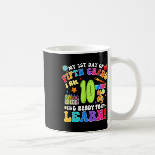Caneca De Café Quinto ano 5ª série primeiro dia de escola meninos