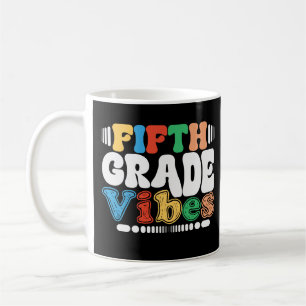 Caneca De Café Quinto Grau Vibes Engraçado De Volta À 5