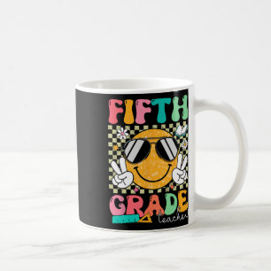 Caneca De Café Quinto Professor do 5º Ano Rosto Sorridente de Vol