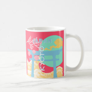 Caneca De Café Quioto - Arte Viagem do Japão