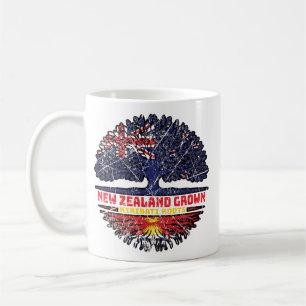 Caneca De Café Quiribati I-Kiribati Nova Zelândia Árvore neozelan