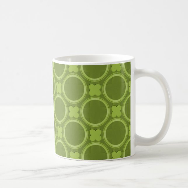 Caneca De Café Quirky Charm Mug, Olive Green (Direita)