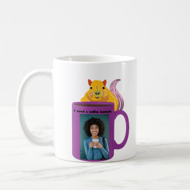 Caneca De Café Quirky Coffee Squirrel Mug Collection (Esquerda)