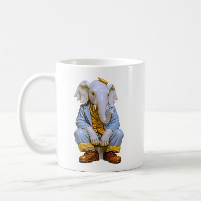 Caneca De Café Quirky Elephant Man  (Esquerda)