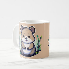 Caneca De Café Quokka - Cartoon