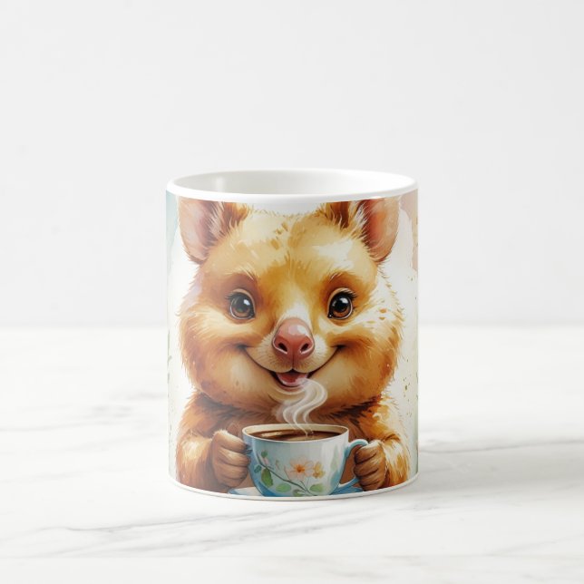 Caneca De Café Quokka Coffee Mug - Cute Morning Vibes (Centro)