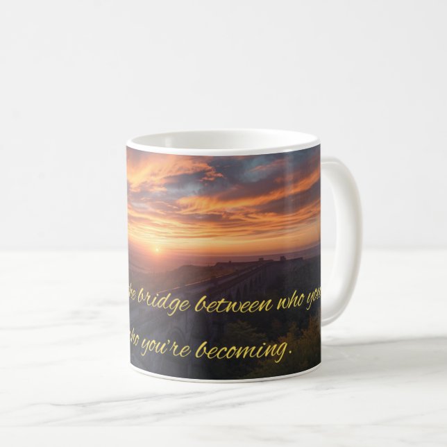 Caneca De Café Quote on Discipline Mug (Frente Esquerda)