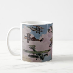 Caneca De Café R.A.F WW1 Aeronave Royal Voying Corp