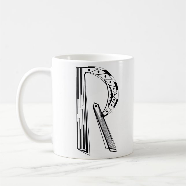 Caneca De Café "R" Café Mug (Esquerda)